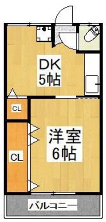 グリーンコーポの物件間取画像